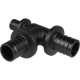 Тройник REHAU RAUTITAN PX 25-25-16 с уменьшенным торцевым проходом 11600721001