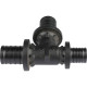 Тройник REHAU RAUTITAN PX с уменьшенным торцевым проходом 25-25-20 11600731001