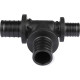 Тройник REHAU RAUTITAN PX с уменьшенным торцевым проходом 25-25-20 11600731001