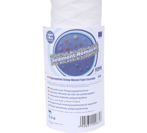 Картридж Aquafilter AQM 10 из полипропиленового шнура 5 мкм FCPP5