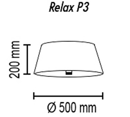 Накладной светильник TopDecor Relax Relax P3 10 313g
