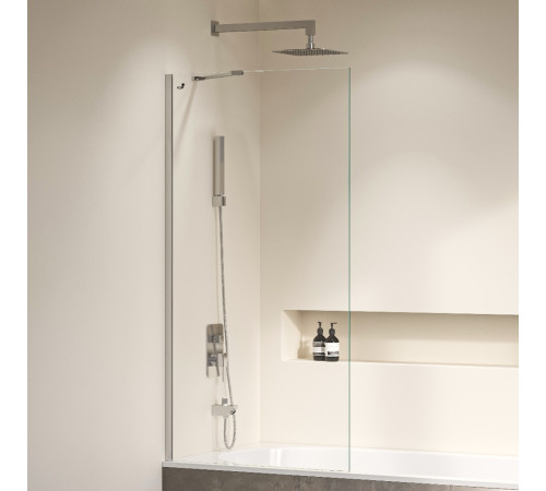 Шторка на ванну RGW SC-151 700х1500 мм профиль хром стекло прозрачное 351115107-11