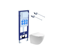 Комплект инсталляции 3 в 1 AQUATEK Европа T-17 с унитазом AQ1900T-00 без клавиши SET AQUATEK ЕВРОПА T-17-KKI1