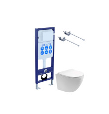 Комплект инсталляции 3 в 1 AQUATEK Европа T-17 с унитазом AQ1900T-00 без клавиши SET AQUATEK ЕВРОПА T-17-KKI1
