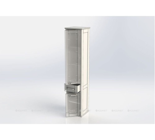 Шкаф-пенал Aquanet Денвер 36 белый глянец 00199214