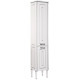Шкаф-пенал Aquanet Паола 40 L белый/патина серебро 00188825