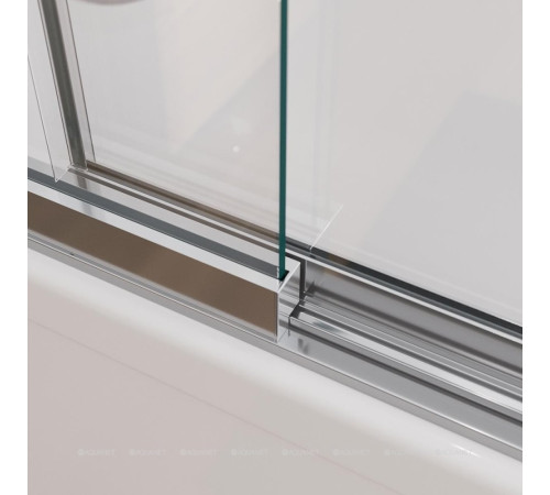 Душевая шторка на ванну Cezares SLIDER 90x150 см хром SLIDER-FIX-VF-11-90/150-C-Cr