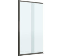 Душевая шторка на ванну Cezares SLIDER 90x150 см оружейная сталь SLIDER-FIX-VF-11-90/150-C-GM