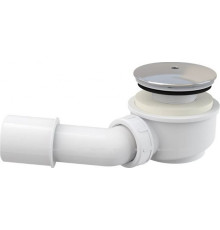 Сифон для душевого поддона AlcaPlast заниженный хром A471CR-60