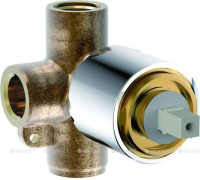 Корпус встраиваемого смесителя Bravat 1 функция хром D999CP-ENG