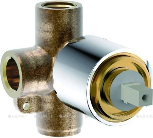 Корпус встраиваемого смесителя Bravat 1 функция хром D999CP-ENG