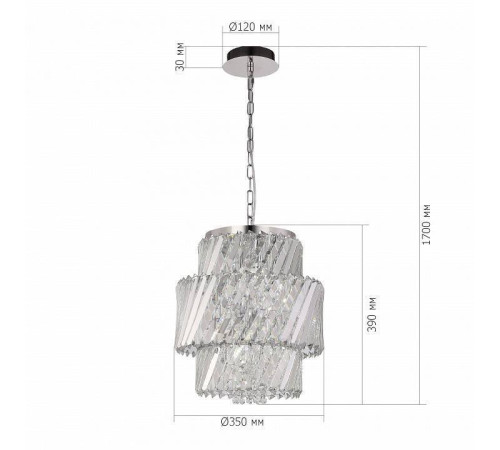 Подвесная люстра ST-Luce RITZ SL6138.303.04