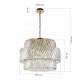 Подвесная люстра ST-Luce RITZ SL6138.303.12