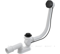 Сифон для ванны AlcaPlast A55BLACK-80 автомат черный A55BLACK-80