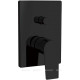 Смеситель встраиваемый с переключателем Aquanet Static черный матовый AF330-51B