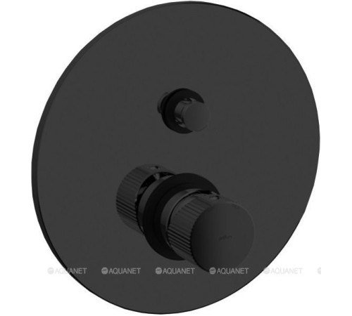 Смеситель для душа встраиваемый Paffoni Jo на 2 выхода с девиатором черный матовый JO015NO