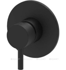 Смеситель встраиваемый для душа Paffoni LIGHT на 1 выход черный матовый LIG011NO