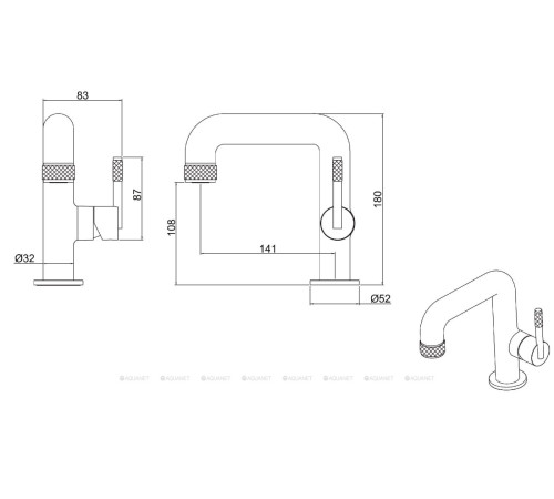 Смеситель для раковины Allen Brau Priority хром 5.32001-00