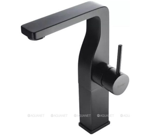 Смеситель для раковины высокий Bravat Arc черный матовый F16061K-A2-ENG
