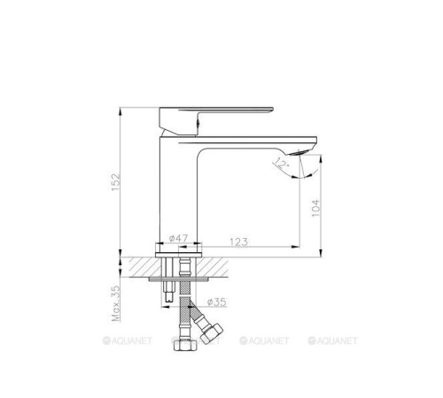 Смеситель для раковины Haiba HB10590 HB10590