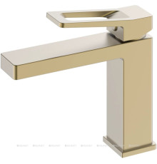 Смеситель для раковины Haiba HB10732-5 золото матовое HB10732-5