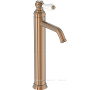 Смеситель для раковины высокий Jacob Delafon Louise без донного клапана матовое золото E24361-BCN
