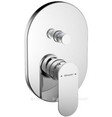 Смеситель встраиваемый Bravat Gina на 2 функции хром PB865104CP-2-ENG