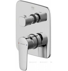 Смеситель встраиваемый Bravat Source 3-функциональный хром PB8173218CP-3-ENG