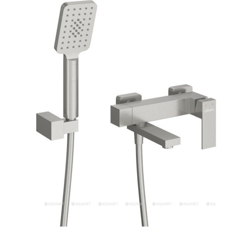 Смеситель для ванны и душа Cezares SLIDER с ручным душем и шлангом сатин SLIDER-VD-IN