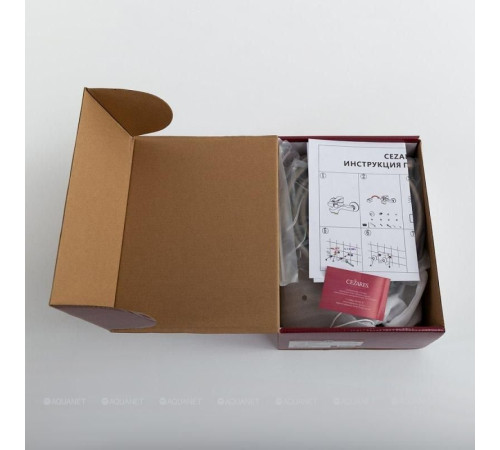 Смеситель для ванны и душа Cezares SLIDER с ручным душем и шлангом сатин SLIDER-VD-IN