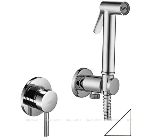 Гигиенический душ Paffoni Tweet Round со смесителем белый матовый KITDUP110BO