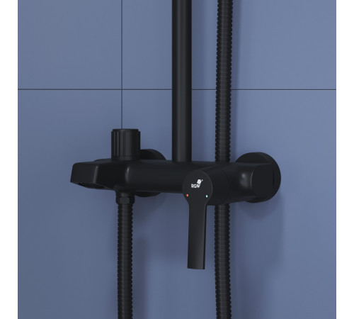 Душевая система RGW SP-31B черный 51140131-04