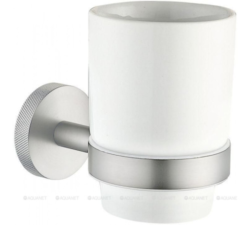 Стакан Allen Brau PRIORITY керамика латунь белый брашированный никель 6.31002-BN