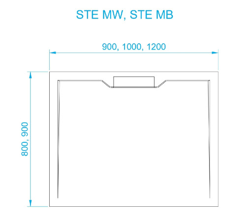 Душевой поддон RGW STE MW 900x900 мм белый мрамор 52341099-15