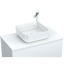 Столешница Aquanet Джейн 80 с отверстием под смеситель белый матовый 00313297