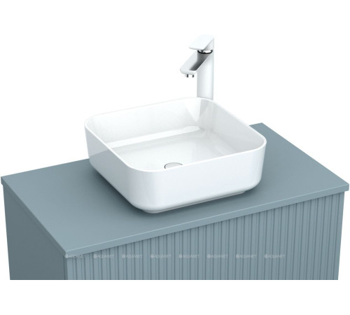 Столешница Aquanet Джейн 80 с отверстием под смеситель мисти грин 00313329