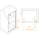 Душевая дверь RGW SV-05Gr 1000 мм фактурное стекло Grape 70320510-1510