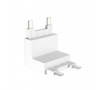 Соединитель угловой L-образный для треков накладных SWG PRO SLIM CN-SLIM-WH-TL