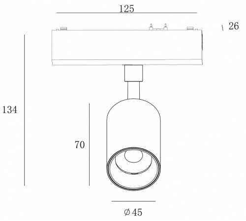 Светильник на штанге SWG PRO SLIM SL-SLIM-SPWH-10-CCT