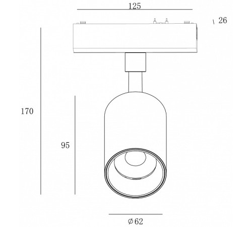 Светильник на штанге SWG PRO SLIM SL-SLIM-SPWH-20-CCT