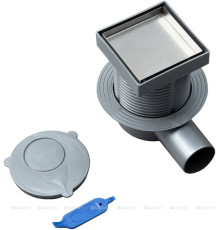 Трап точечный Logan L005-100 100х100 мм двухсторонняя решетка L005-100