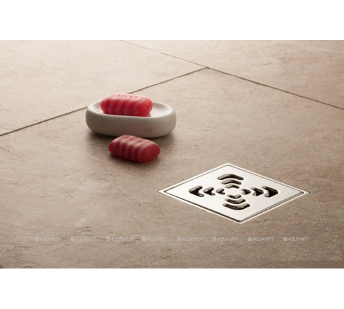 Трап точечный Pestan Standard Square 1 Mask хром 150х150 мм 13000073