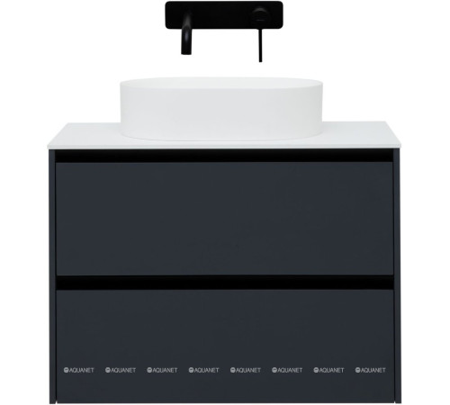 Тумба Allen Brau Activity 90 см антрацит матовый черный браш 1.34005.AM