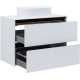 Тумба Allen Brau Activity 90 см белый матовый черный браш 1.34005.WM