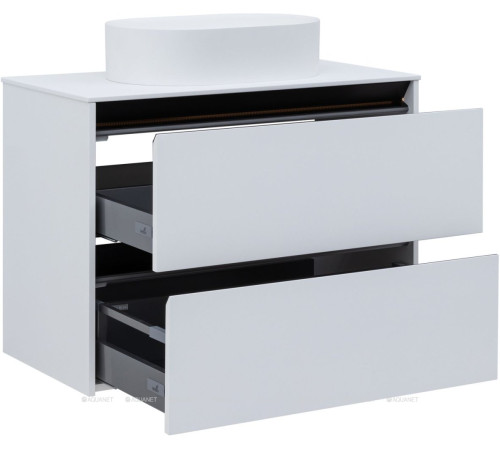 Тумба Allen Brau Activity 90 см белый матовый черный браш 1.34005.WM