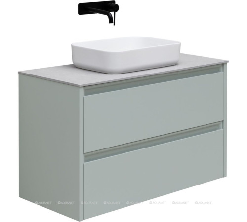 Тумба под раковину Allen Brau FANTASY 100 белый папирус матовый 1.11003.PWM