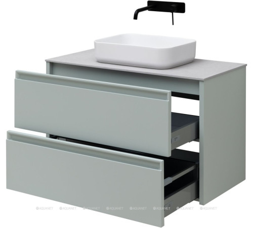 Тумба под раковину Allen Brau FANTASY 100 белый папирус матовый 1.11003.PWM