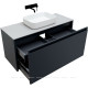 Тумба под раковину Allen Brau FANTASY 120 1+1 антрацит матовый 1.11006.AM