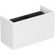 Тумба под раковину Allen Brau INFINITY 100 см 2 ящика белый матовый 1.210027.WM