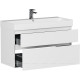 Тумба под раковину Allen Brau INFINITY 100 см 2 ящика белый матовый 1.210027.WM